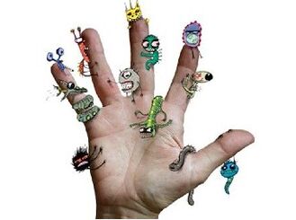 Dirty hands - a source of parasitic infection