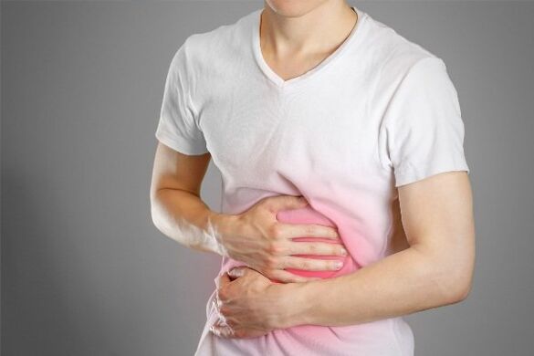 Abdominal pain with amebiesi